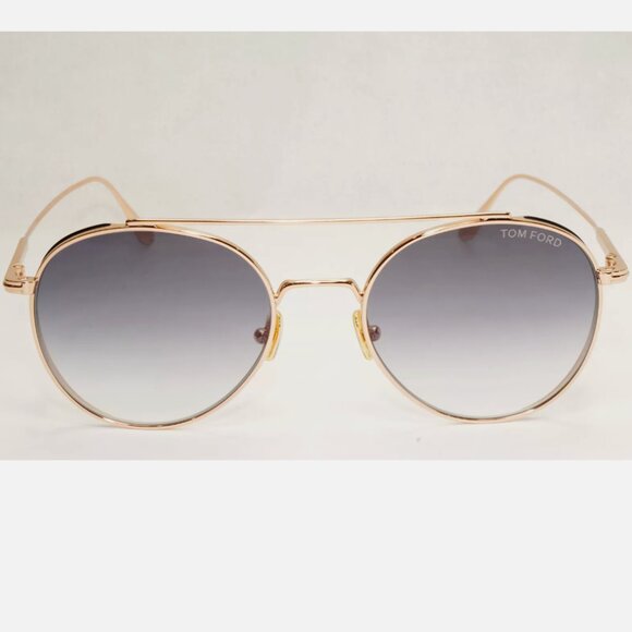 Tom Ford Round Metal Sunglasses - Picture 2 of 8